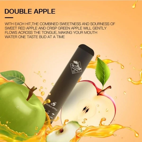 Tugboat V2 Double Apple Disposable Pod in UAE Tugboat V2 Double Apple Disposable Pod in UAE