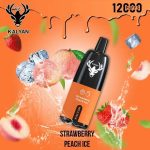 Kalyan 12000 Puffs Strawberry Peach Ice in UAE