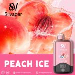 Silvaper 15000 Puffs Disposable Vape Peach Ice in UAE